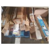 Lot of Blinds, Curtain Rods and Shower Rods