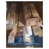 Lot of Blinds, Curtain Rods and Shower Rods