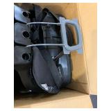 Evenflo Big Kid LX High back Booster Car Seat, Abstract Static Black