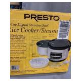 Presto 16-Cup Digital Rice Cooker/Steamer