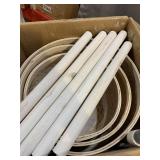 14/â Round Bamboo Baskets With Wood Legs Item-AH0262