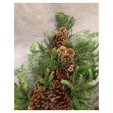 Nearly Natural 26" Pine and Pine Cone Teardrop