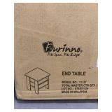 Furinno Andrey End Table Night Stand with Bin Drawer