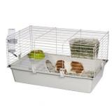 Ferplast Cavie Guinea Pig Cage w/ Water Bottle, Food Dish & Guinea Pig Hide-Out