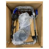 Snow Joe SJ623E Electric Single Stage Snow Thrower | 18-Inch | 15 Amp Motor | Headlights - Blue