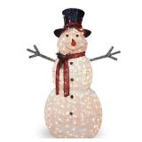 National Tree Company 60" Snowman Decoration with Warm White Led Lights