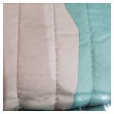 Comfort Spaces Enya 3 Piece Reversible Coverlet Set, Full/Queen, Aqua