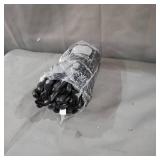 FIRM GRIP Nitrile Dip Gloves (10-Pair), Gray/Black