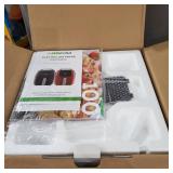 GoWISE USA 8-in-1 5.0 Qt. Black Electric Air Fryer with Recipe Book