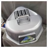 Van Ness Large Corner Enclosed Cat Litter Pan with Odor Door and Zeolite Air Filter by Van Ness