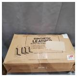 FH Group Half Set Futuristic Leatherette Red and Black Front Seat Cushions