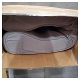 FurHaven Pet Dog Bed Orthopedic Microvelvet Luxe Lounger Pet Bed for Dogs & Cats, Gray, Large