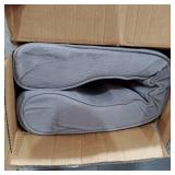 FurHaven Pet Dog Bed Orthopedic Microvelvet Luxe Lounger Pet Bed for Dogs & Cats, Gray, Large