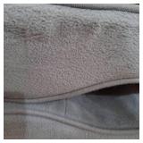 FurHaven Pet Dog Bed Orthopedic Microvelvet Luxe Lounger Pet Bed for Dogs & Cats, Gray, Large