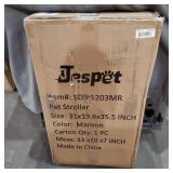 Jespet 4 Swivel Wheel Travel Pet Stroller