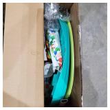 Bright Starts Bounce Bounce Baby 2-in-1 Activity Center Jumper & Table - Playful Pond (Green), 6 Months+