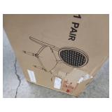 Gracewood Hollow Elements Oak Cane Back Dining Chairs (Set of 2)- Retail:$348.49 sei