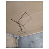 Corvus Antonio Outdoor Contemporary Sling-Fabric Adjustable Chaise Lounge 1only gray