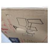 best quality furniture faux leather dinig chair set of 2 white and gold