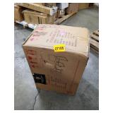 best quality furniture faux leather dinig chair set of 2 white and gold