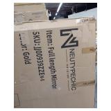 neutypechic full length mirror gold not broken