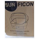 sun ficon dustproof makeup organizer with cover