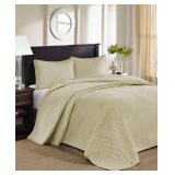Madison Park Quebec 3-Piece King Quilted Bedspread Set