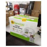 Purina Tidy Cats Breeze Hooded Litter Box System Starter Kit, Hooded Cat Litter Box With Pellets & Pads