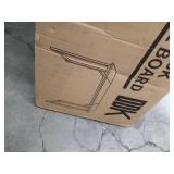 odk computer desk with splice board black