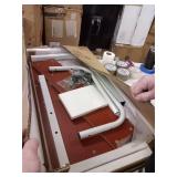 fancasa table white and brown