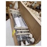 baoyouni 2 layer hanger hook ivory shelf