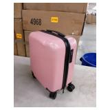 luggage Pink roll suitcase 1only