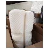 white mattress topper twin 6in thick