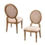 Gracewood Hollow Elements Oak Cane Back Dining Chairs (Set of 2)- Retail:$348.49 sei