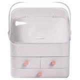 sun ficon dustproof makeup organizer with cover