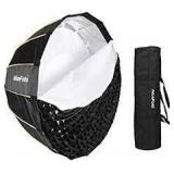 nicefoto quick setup deep softbox with grid led black