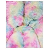Heritage Kids Sorbet Dreams Rainbow Fur Kids Saucer Chair