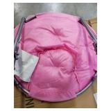 Heritage Kids Sorbet Dreams Rainbow Fur Kids Saucer Chair