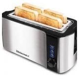 Elite Gourmet 4 Slice Long Toaster