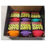 7pk Schylling Nee Doh Cool Cats (Random Color) - Novelty Toy