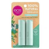 eos Organic Lip Balm Sticks - Sweet Mint - 2pk/0.28oz