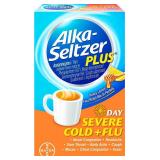 Alka-Seltzer Plus Day Severe Cold & Flu, Honey Lemon Fast Relief Mix-In Packets, 6 Count