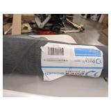 DocaScreen Standard Fiberglass Window Screen Roll â 72â x 100â in Gray