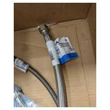 U3088FLEX18LF 3/4" x 3/4" x 18" Stainless Steel Hot Water Heater Line