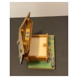 Wood house music box