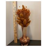 Wood horse/Small vase
