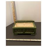 Egg shaped vase/Ceramic trinket box
