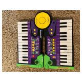 Stuffed animals and Kawasaki mini Keyboard
