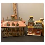 Ceramic and Wood houses