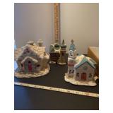 Ceramic and Wood houses